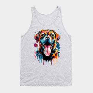 Rottweiler Dog - Rottweiler Art Colourful Tank Top